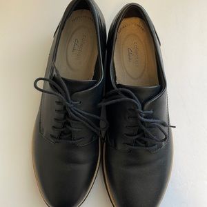 Clark's Collection Blk Oxford size 10